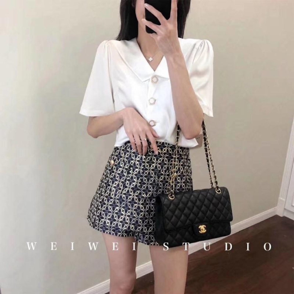 Blouse culottes set
